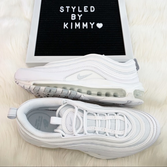 🌸 NIKE AIR MAX 97 Sneakers Shoes NEW White - Picture 5 of 9